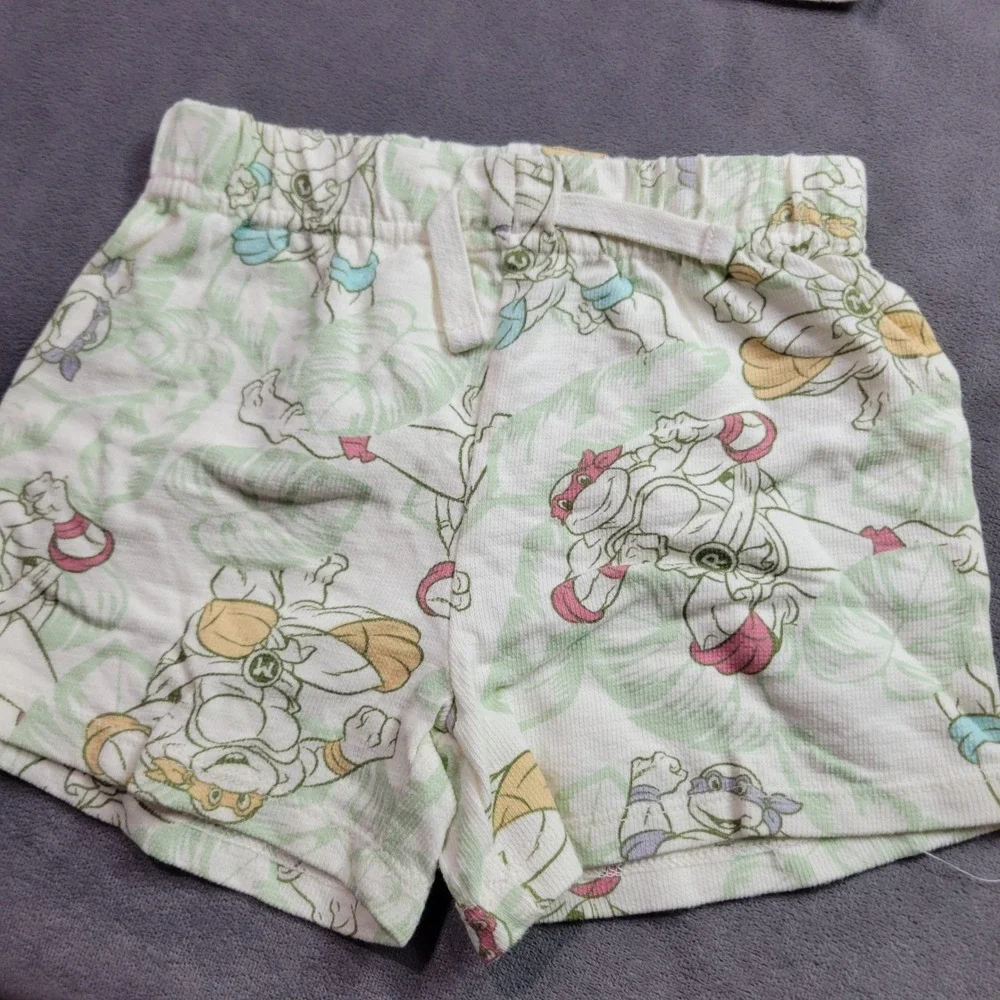 Nickelodeon TMNT Toddler Boys 2T Tropical Ninja Turtles‎ Shirt and Shorts Set